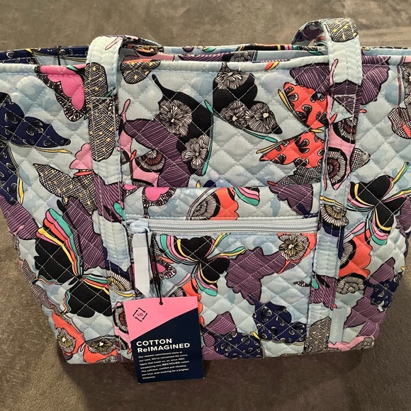 VERA BRADLEY NWT SMALL VERA TOTE BAG - Picture 3 of 4